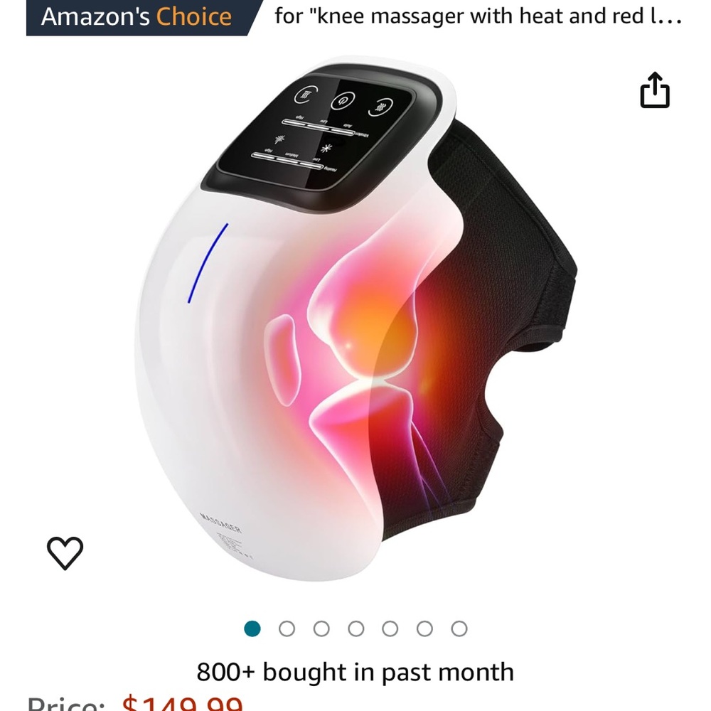 Smart knee massager